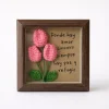 Cuadro decorativo pequeño llamado donde hay amor 00 03