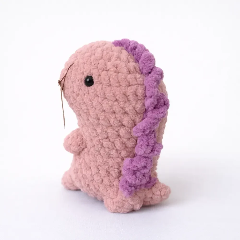 Dinosaurio amigurumi