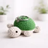Llavero de tortuga a crochet clasica
