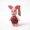 Llaveros medianos tejidos a crochet de perquito piglet 0 02