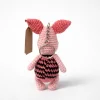 Llaveros medianos tejidos a crochet de perquito piglet 0 03