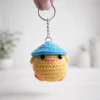 Pollito con sombrero a crochet v1